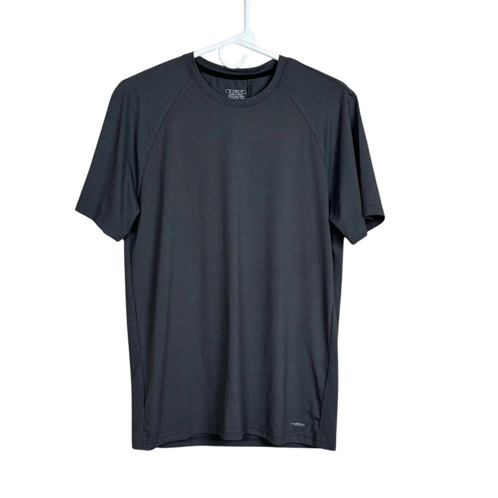 NWT Motion Charcoal Gray Core Short Sleeve Crew Neck T-Shirt Men's Size Medium